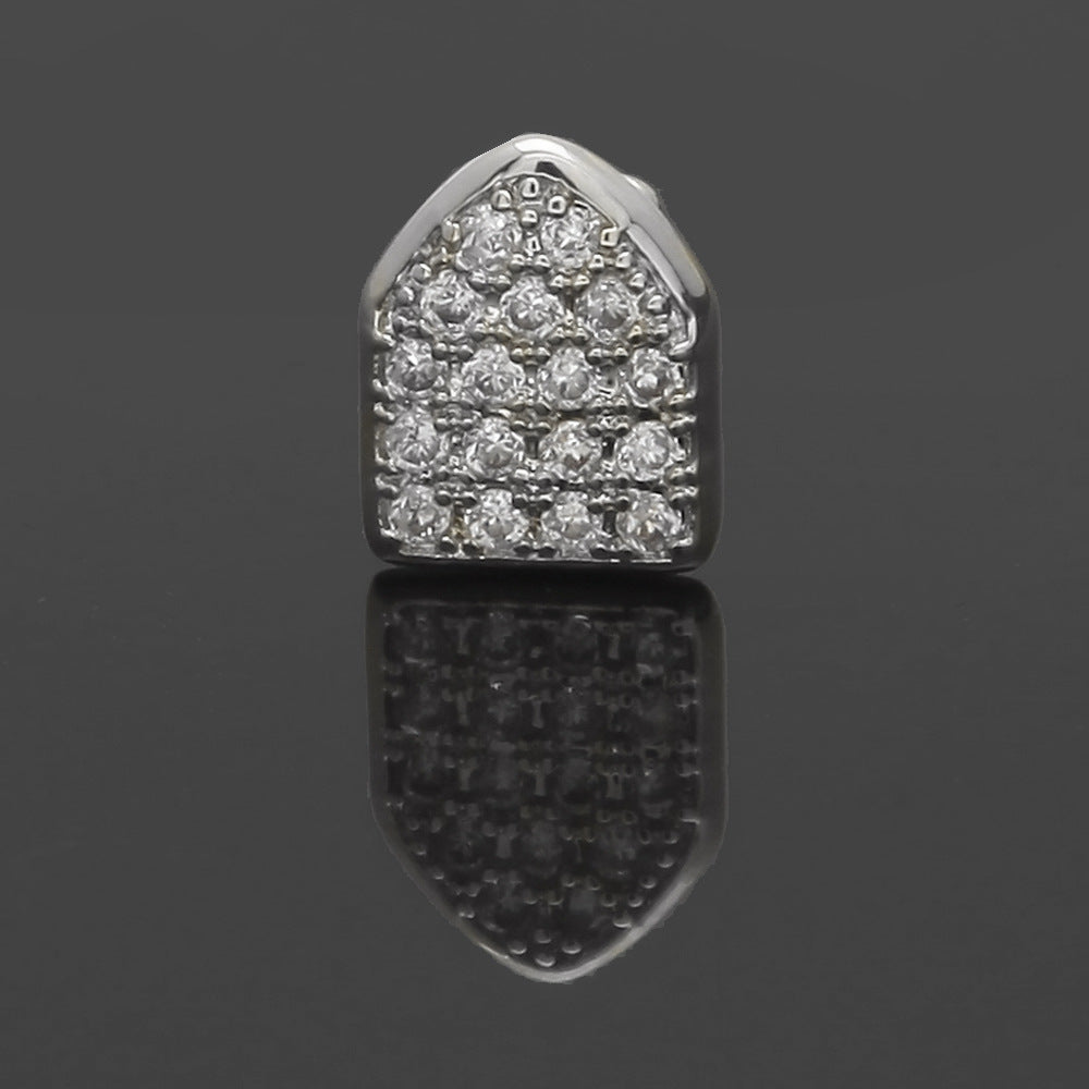 Grillz Diamond Gold Braces Zircon Single Spectrum