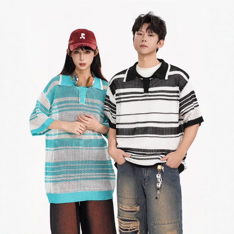 Nyc 1990 Shirt Casual Loose Knitted Sweater