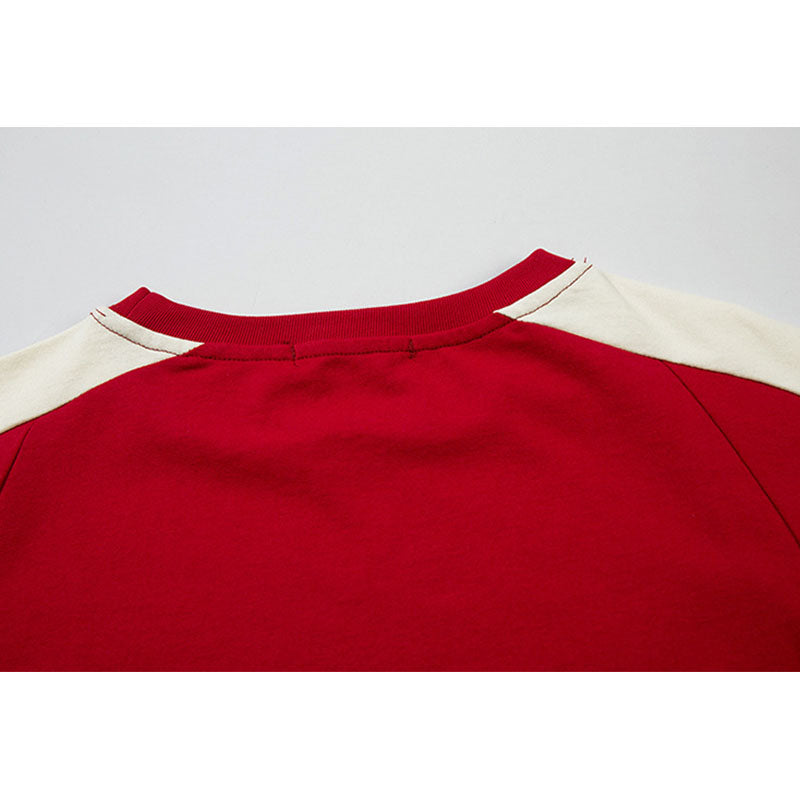 Racing oversized t shirt retro racing style long sleeve t-shirt