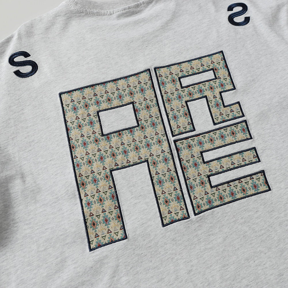 Nostalgia T Shirts Vintage Letter Embroidered Short Sleeve T-Shirt