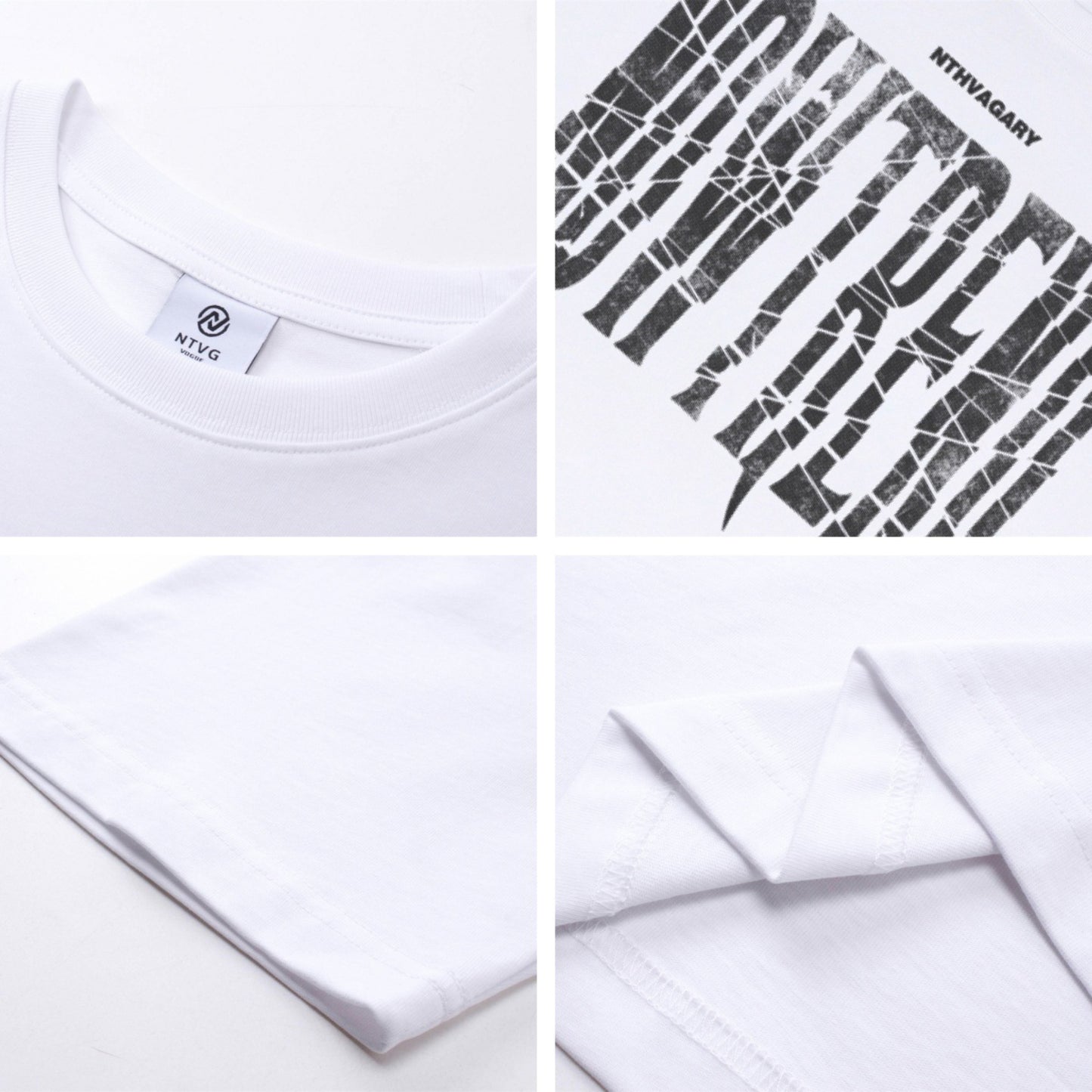 Nyc T Shirt Alphabet Print T-Shirt Oversize Crew Neck Short Sleeve T-Shirt