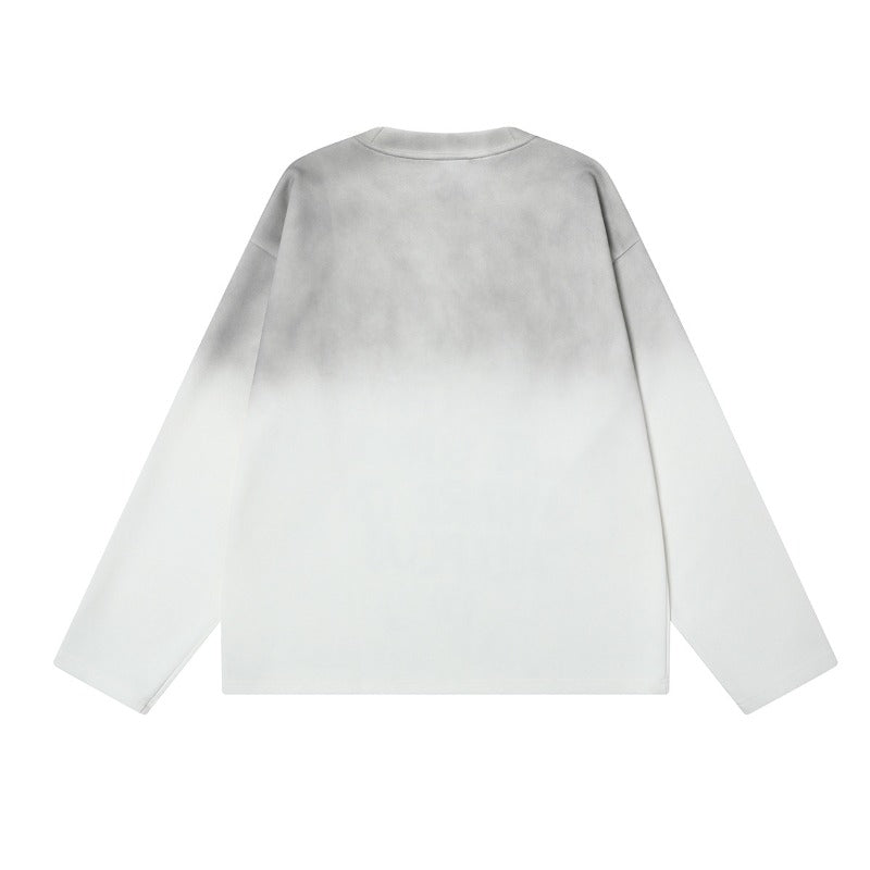 Unisex long-sleeved shirt autum inkjet graffiti
