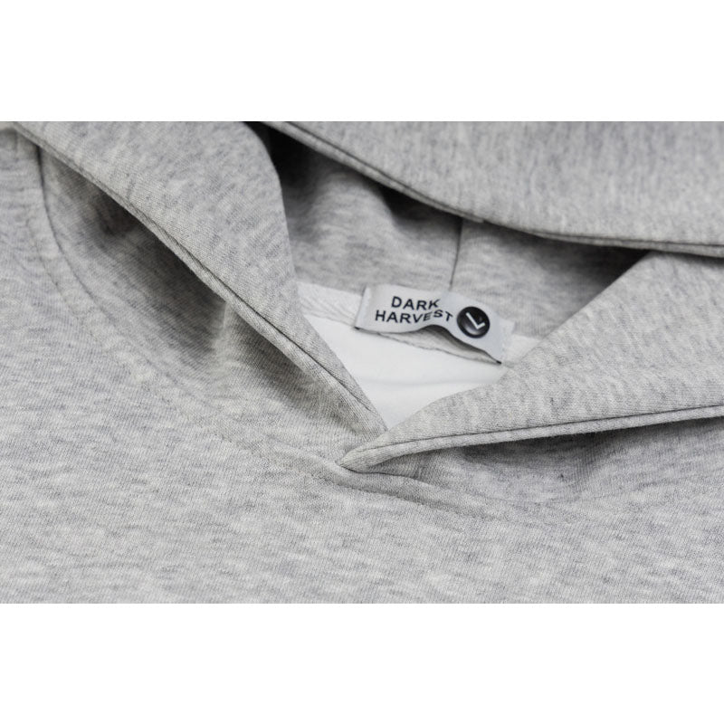 Streetwear Hoodie Letter Embroidered Hooded Sweater Fall Loose Hoodie
