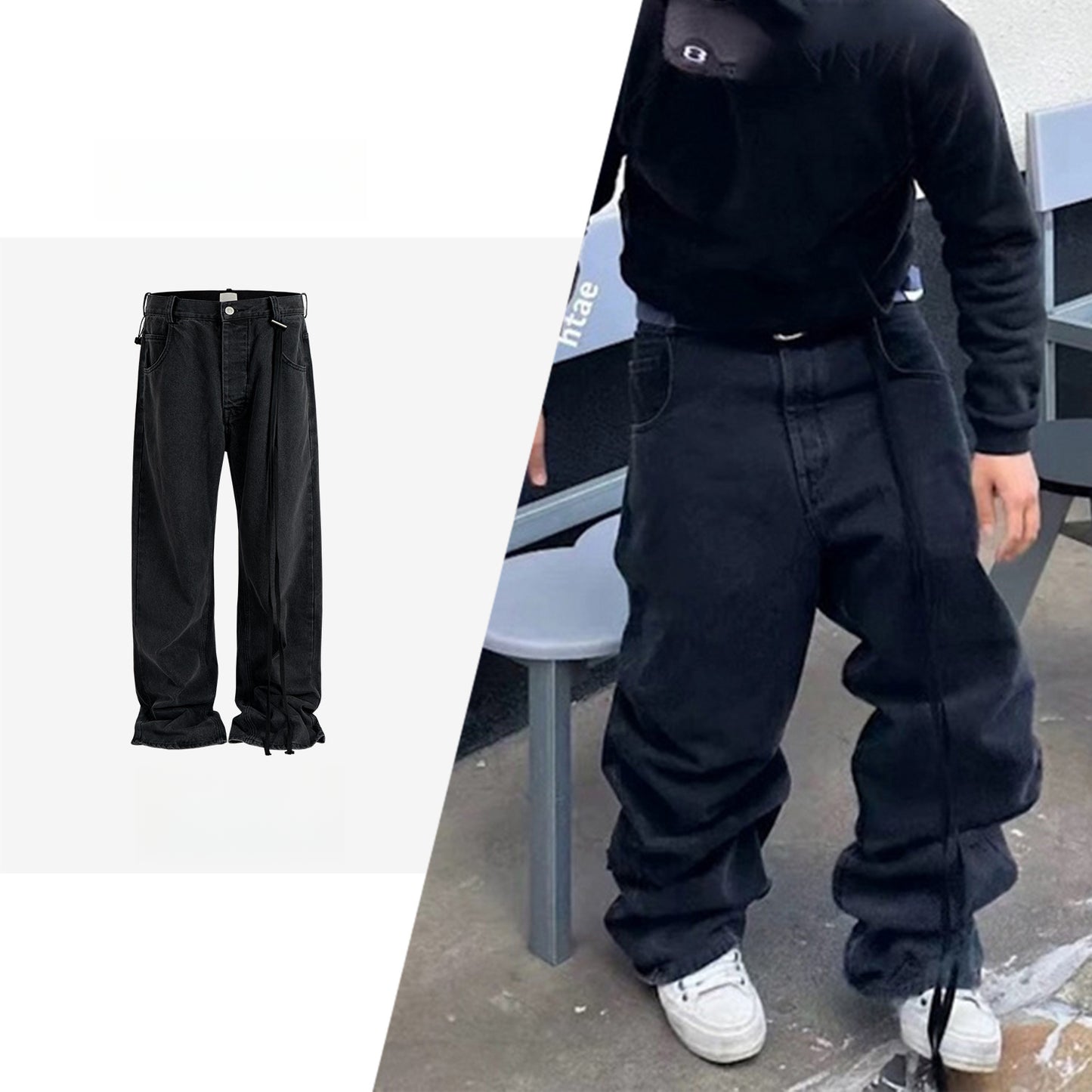 Rock Revival Jeans Straight Jeans Washed Old Pants