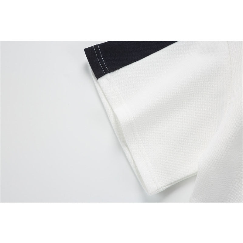 Stone Wash T shirt Polo shirt