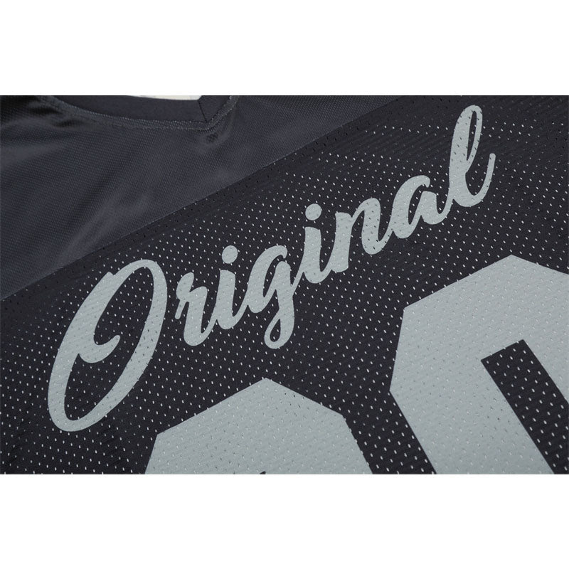Stone Wash T shirt Rugby jersey Short Sleeve Casual T-shirt