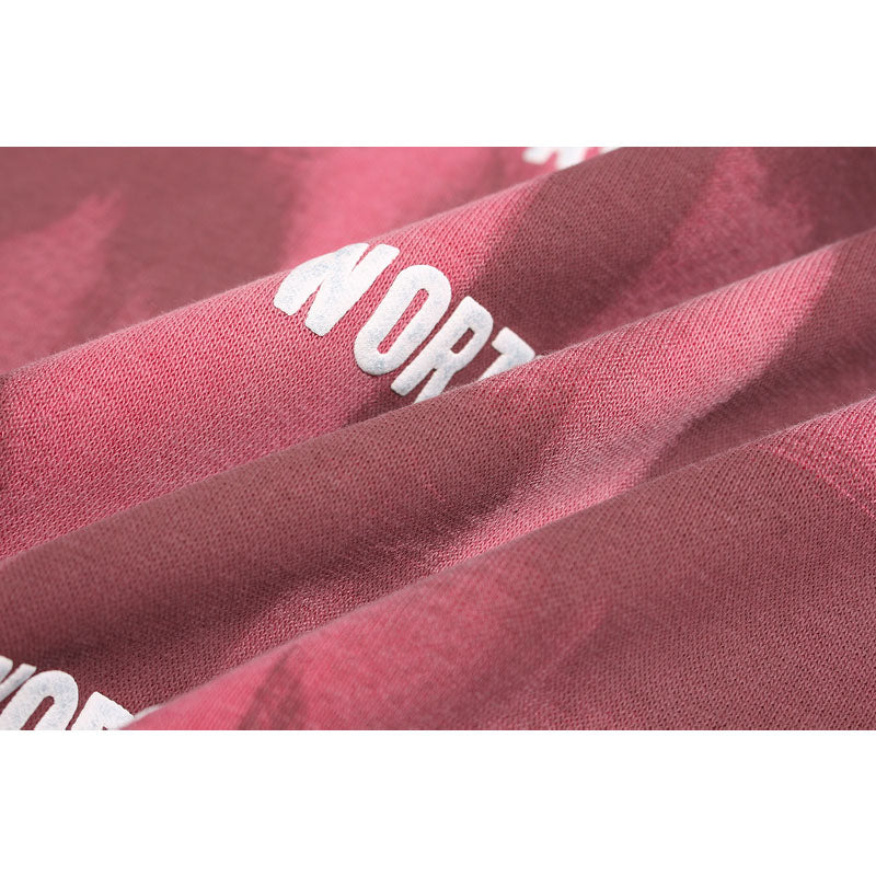 Streetwear Hoodie gradual change do old hooded sweater retro graffiti letter hoodie