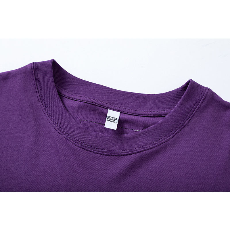 Vintage Tišö Rt Love Pendant Short Sleeve T-Shirt Summer Loose Top