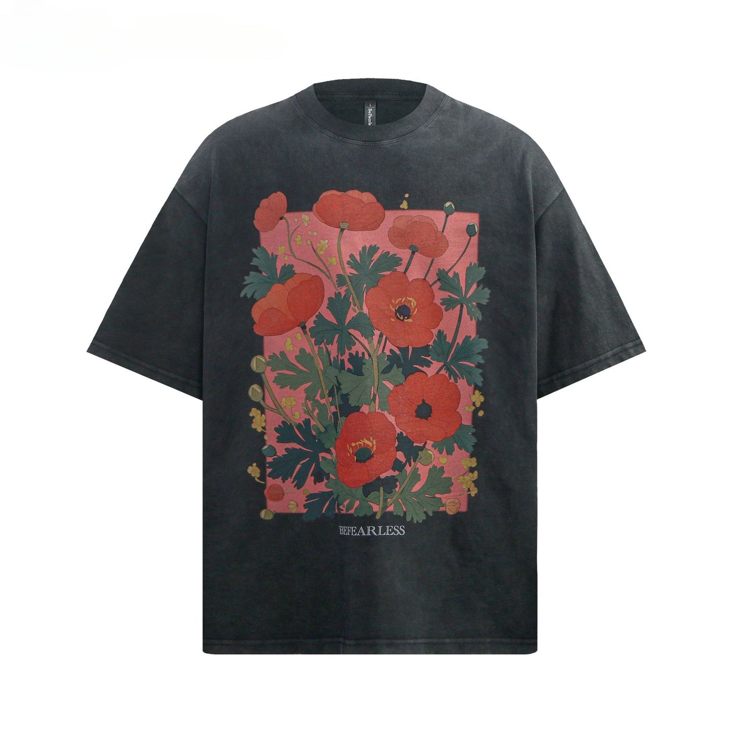 80s And 90s Vintage T Shirts Make Old Floral Short Sleeves Summer Loose For Men And Women