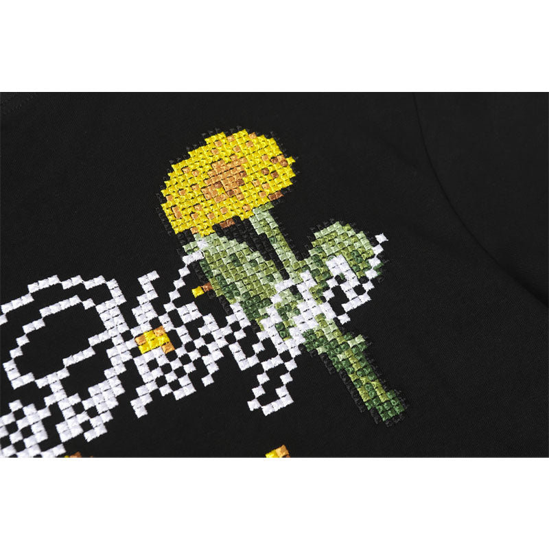 Hip Hop Shirts For Boys Vintage Rose Short Sleeve T-Shirt