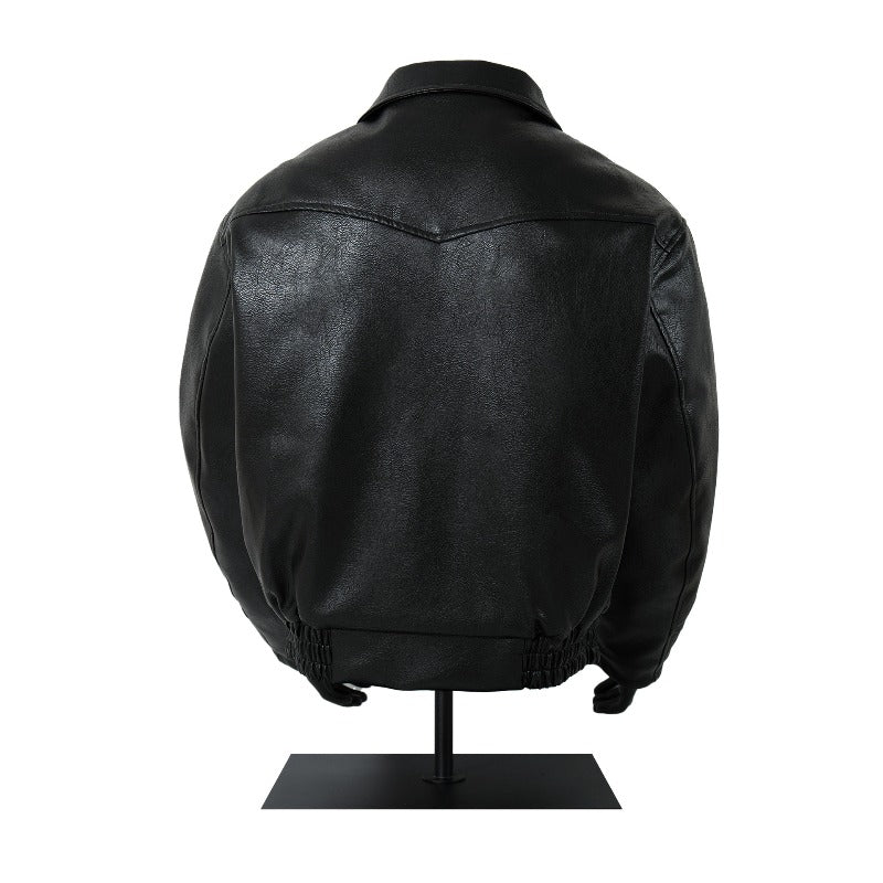 Unisex Down Jacket Men's Vintage Leather Jacket Cotton Jacket