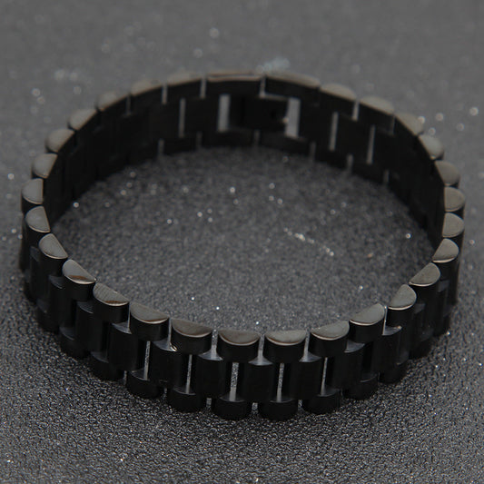 Bracelet Stainless Steel Strap Bracelet Gun Watch Chain Accessories Spectrum St. Valentine's