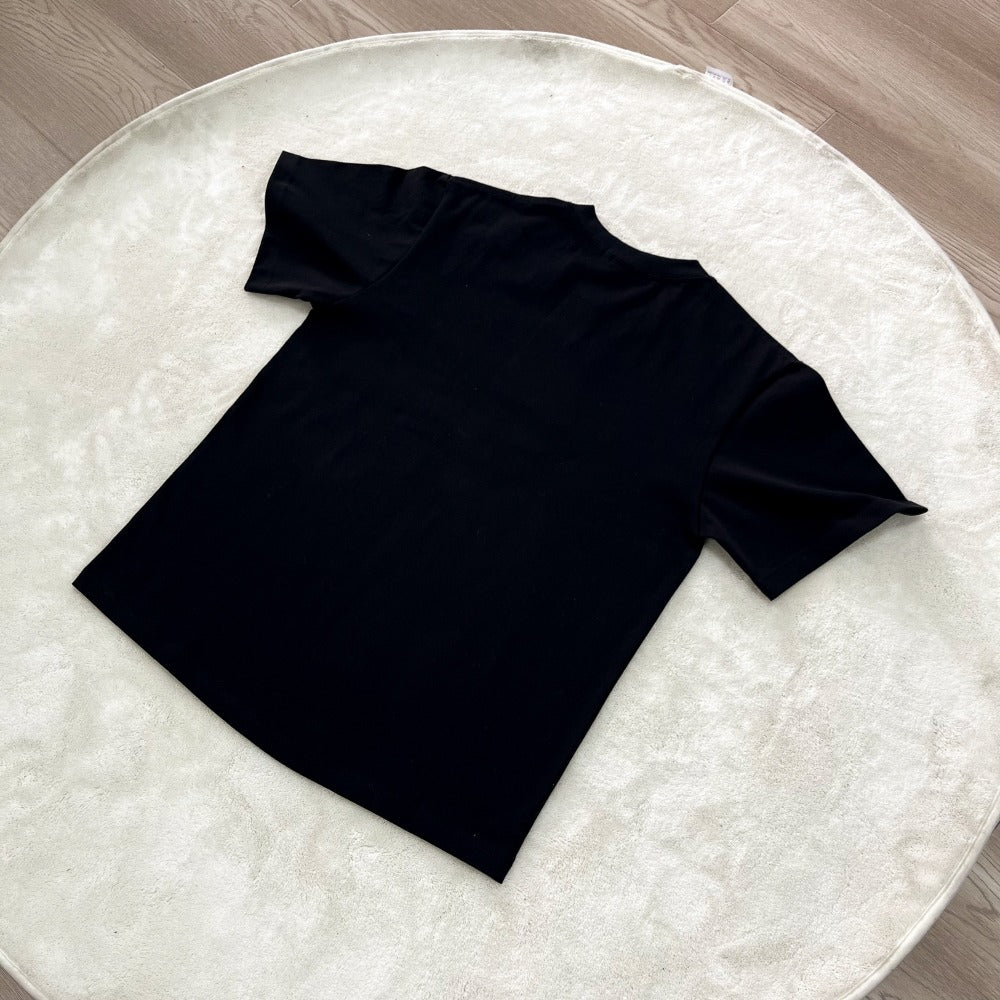 Streetwear Eua t-shirt "Ebony Nocturist" printed cotton short-sleeved t-shirt