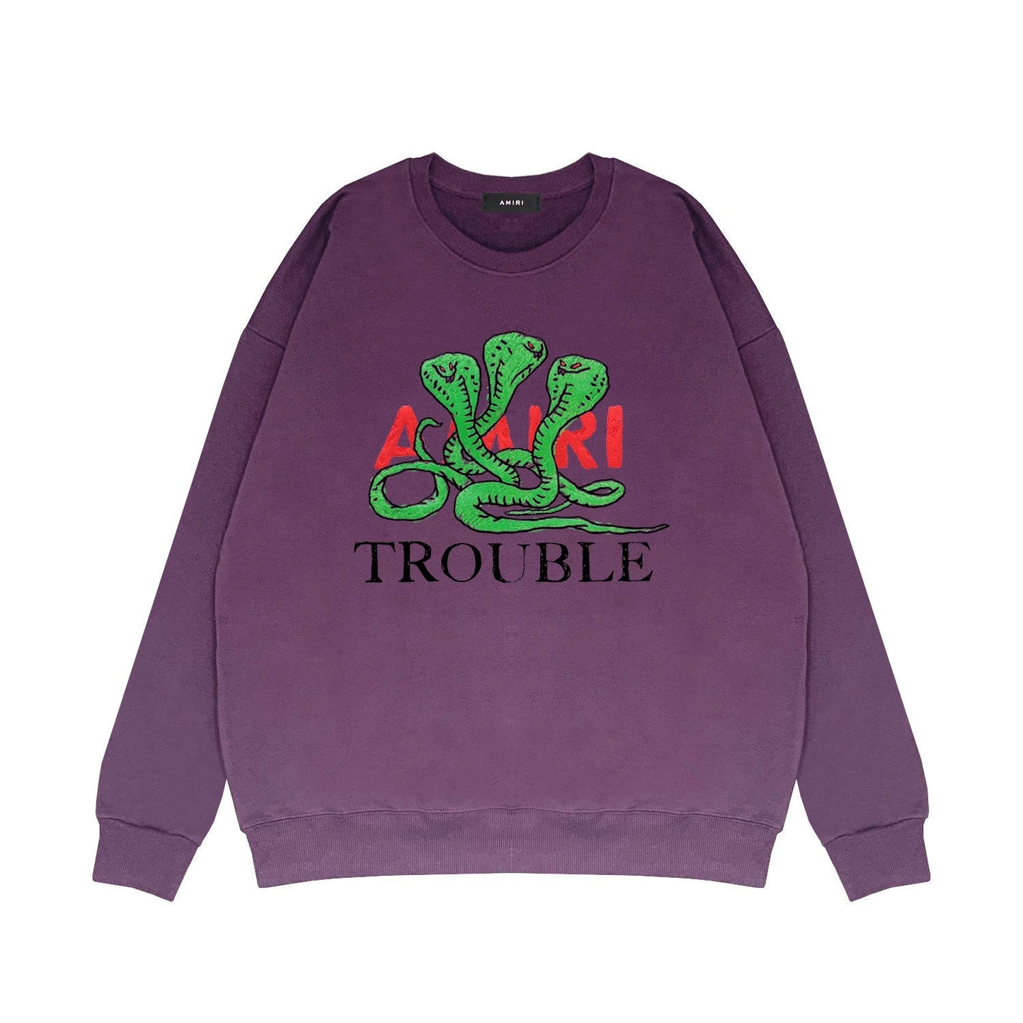Amiri Sweatshirt Printed Trendy Pure Cotton