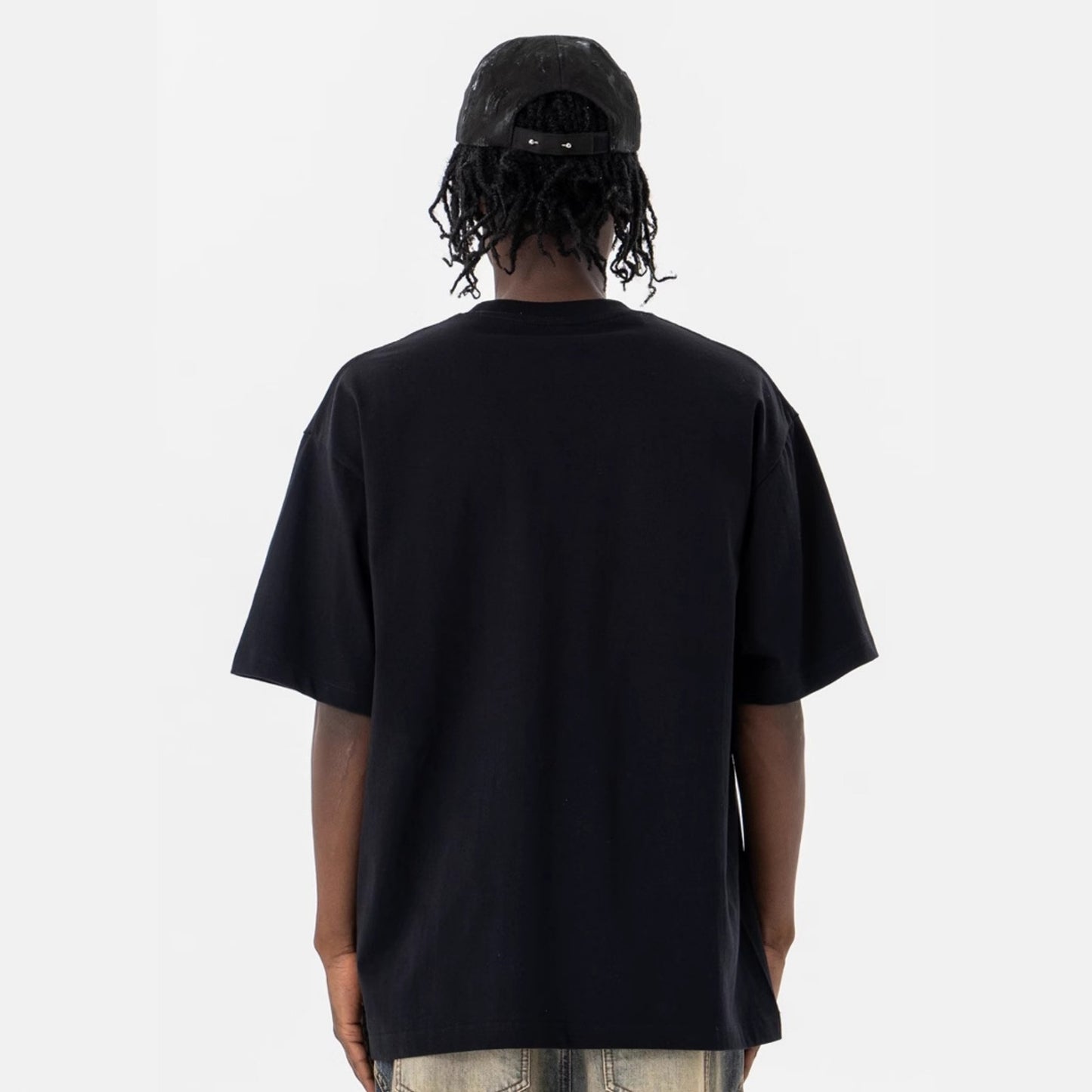 Vic Streetwear Great Wall Print Summer Casual Short Sleeve T-Shirt