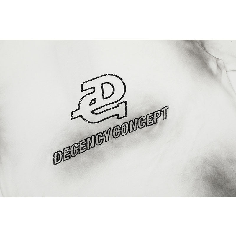 Marcas De Streetwear Embroidered Old Short Sleeve T-Shirt