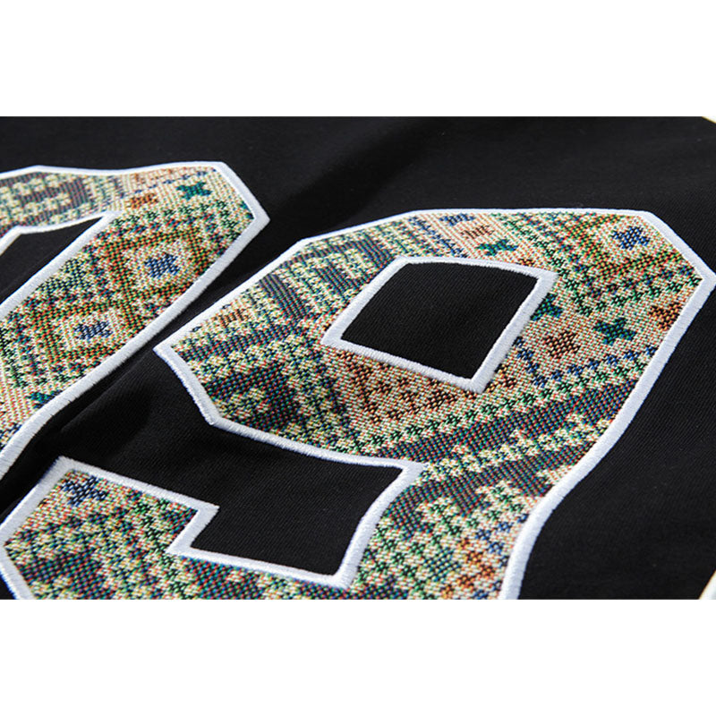 New York Hip Hop Style Embroidered Loose T-Shirt