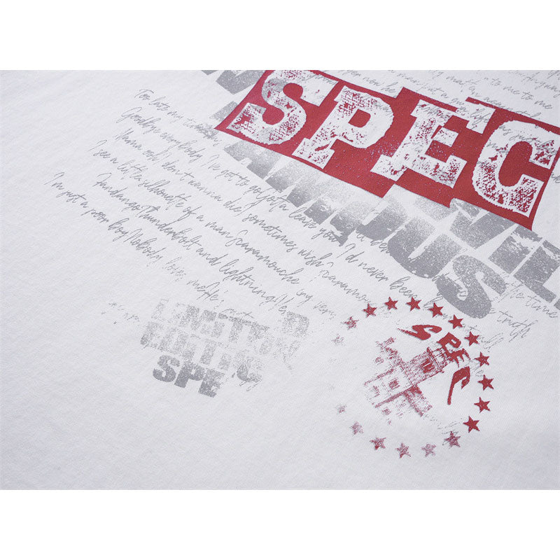 Casual Street Wear Old Short Sleeve T-Shirt Loose Casual T-Shirt Top