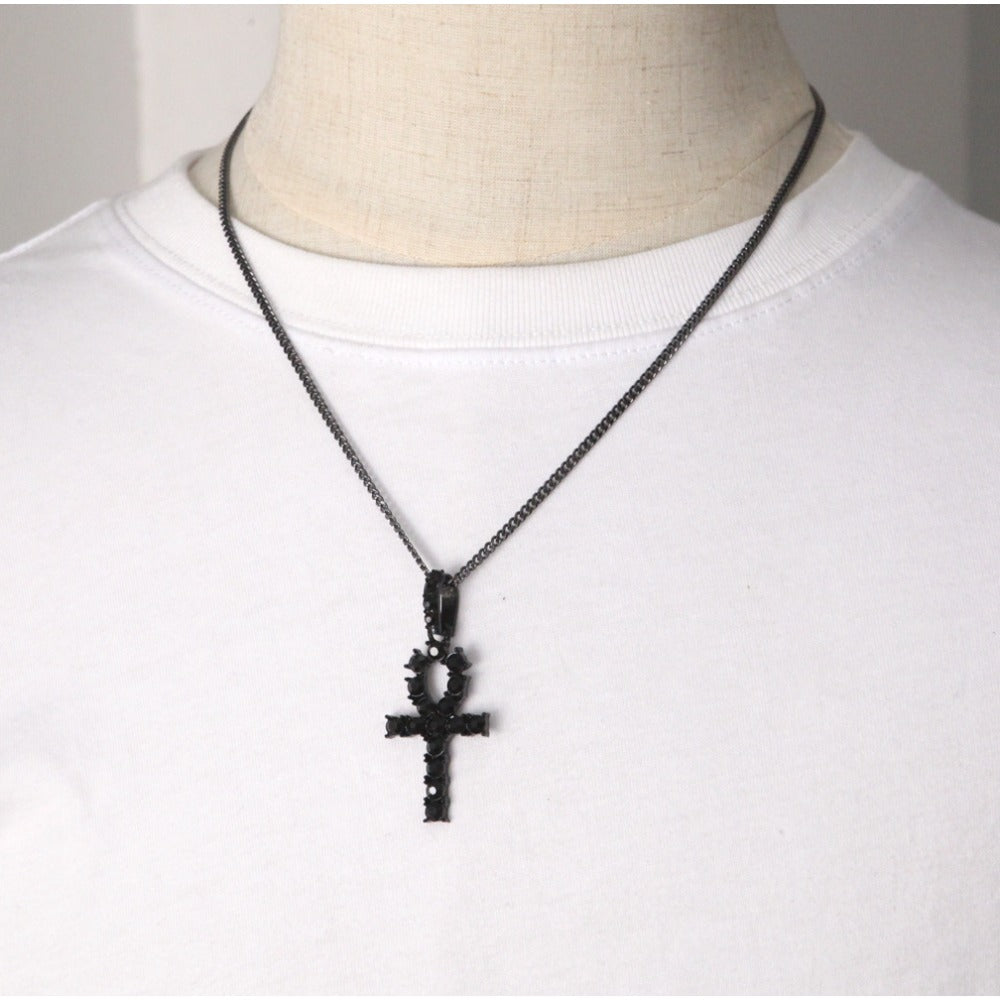 Jewelry Diamond Ancient Egyptian Anhe Key Pendant Crosses Egypt Pieces Ankh