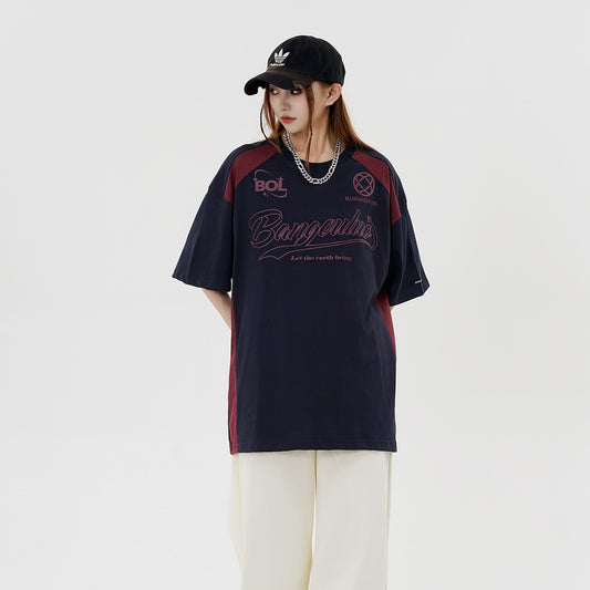 Hip hop clothing new york summer t-shirt short sleeve loose hiphop sports t-shirt