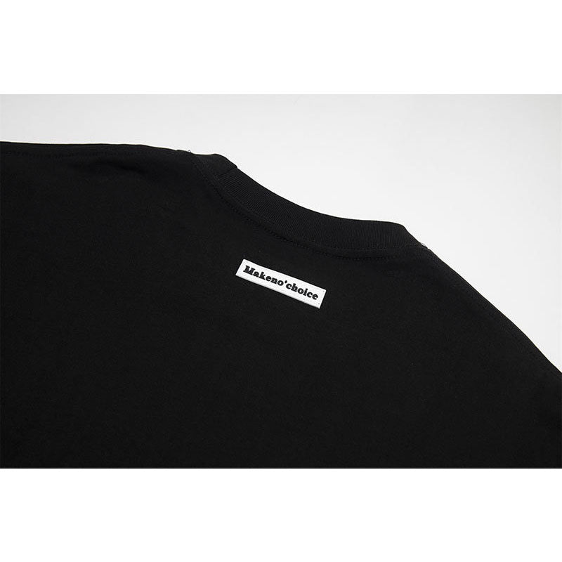 Marcas De Streetwear Loose Tomato Print Crew Neck Short Sleeve T-Shirt
