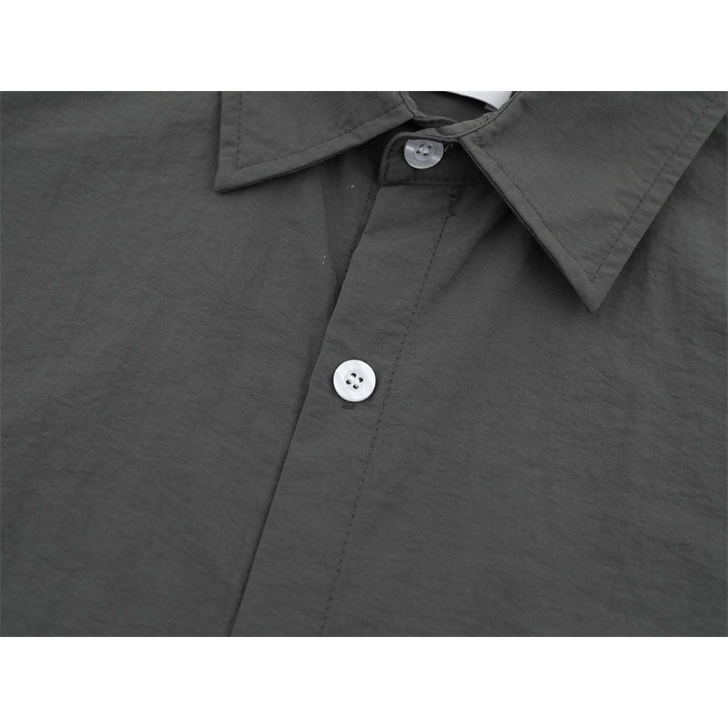 Hip Hop Shirts For Boys Lapel Shirt Short Sleeve, Summer T-Shirt