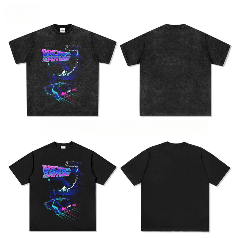 COOL t rapper VINTAGE BACK TO THE FUTURE print shirt