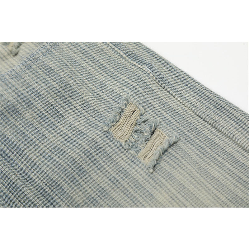 Casual Street Wear Retro Straight Jeans Fall Loose