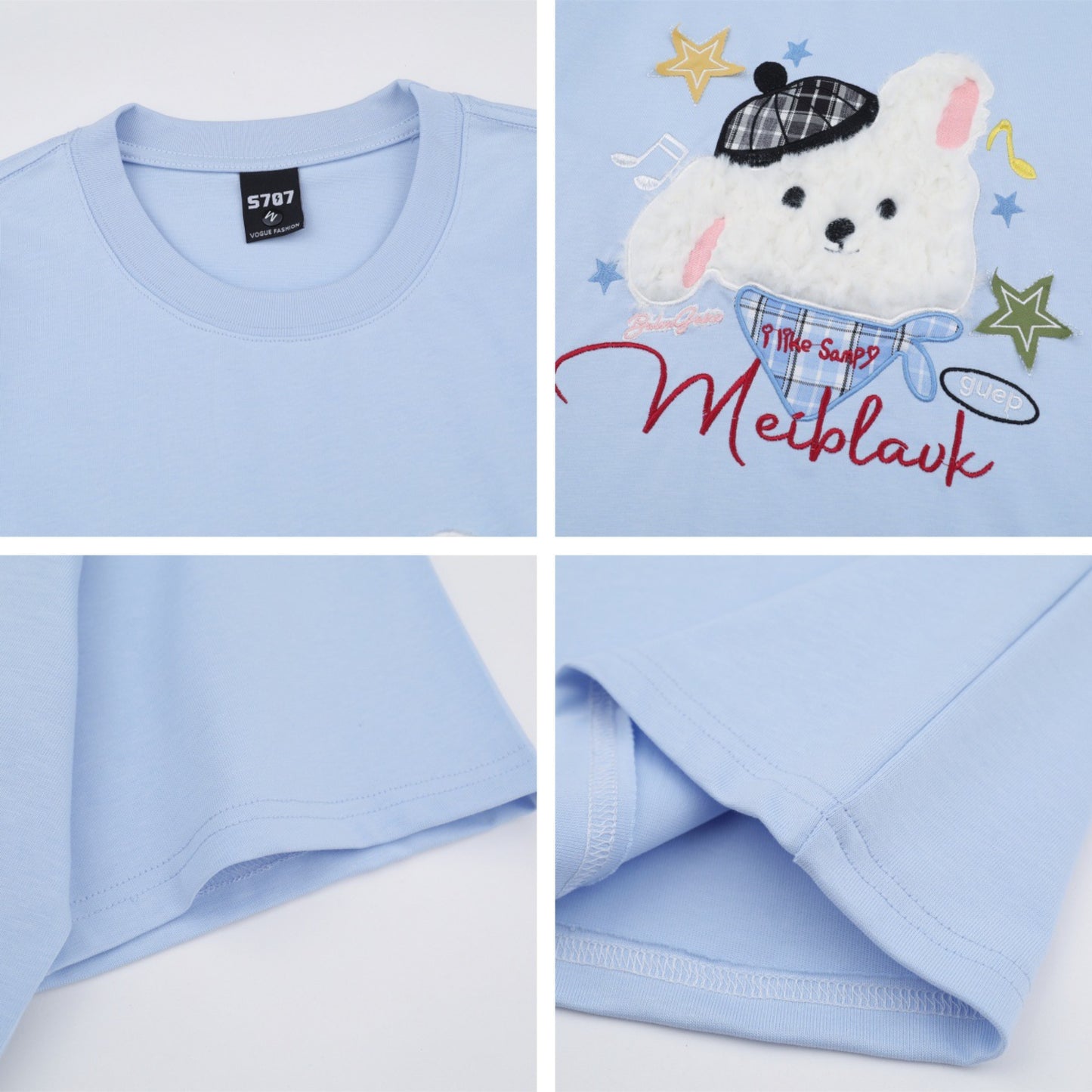 Distorted vintage short sleeve t-shirt summer oversize t-shirt