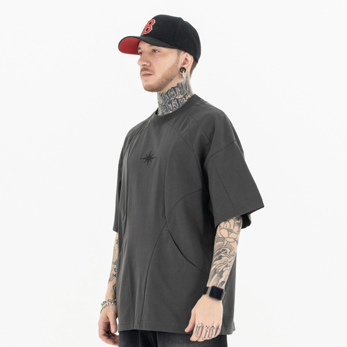 Vic Streetwear Summer Crew Neck Short Sleeve T-Shirt