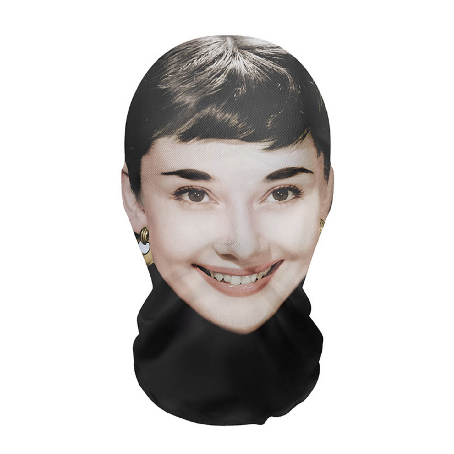 Cycling Windproof Hood Face Funny Mesh Yarn