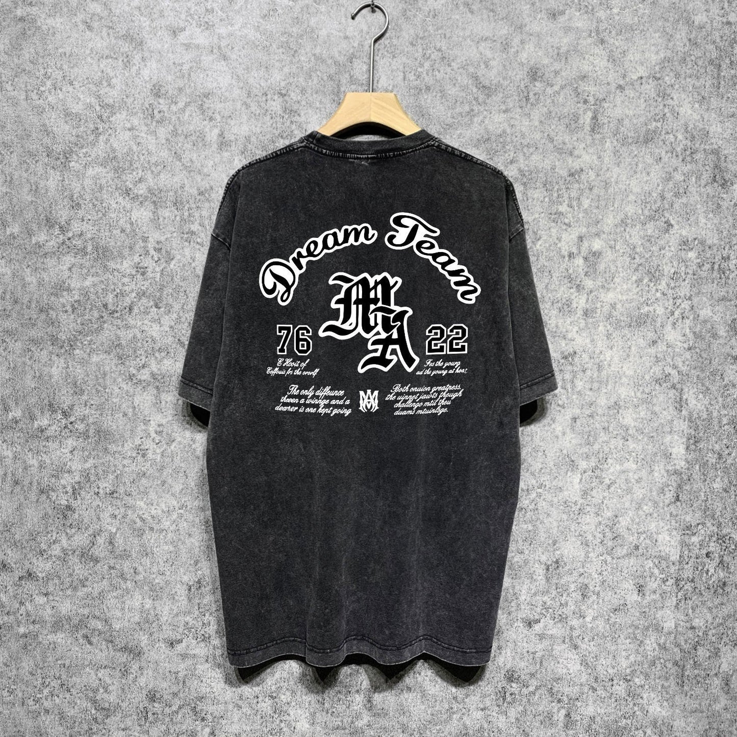 Amiri washed t-shirt letterprinting short sleeves