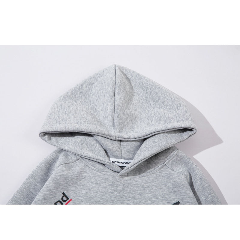 Streetwear Hoodie Hip Hop Alphabet Print Hooded Sweater Fall Loose Hoodie Jacket