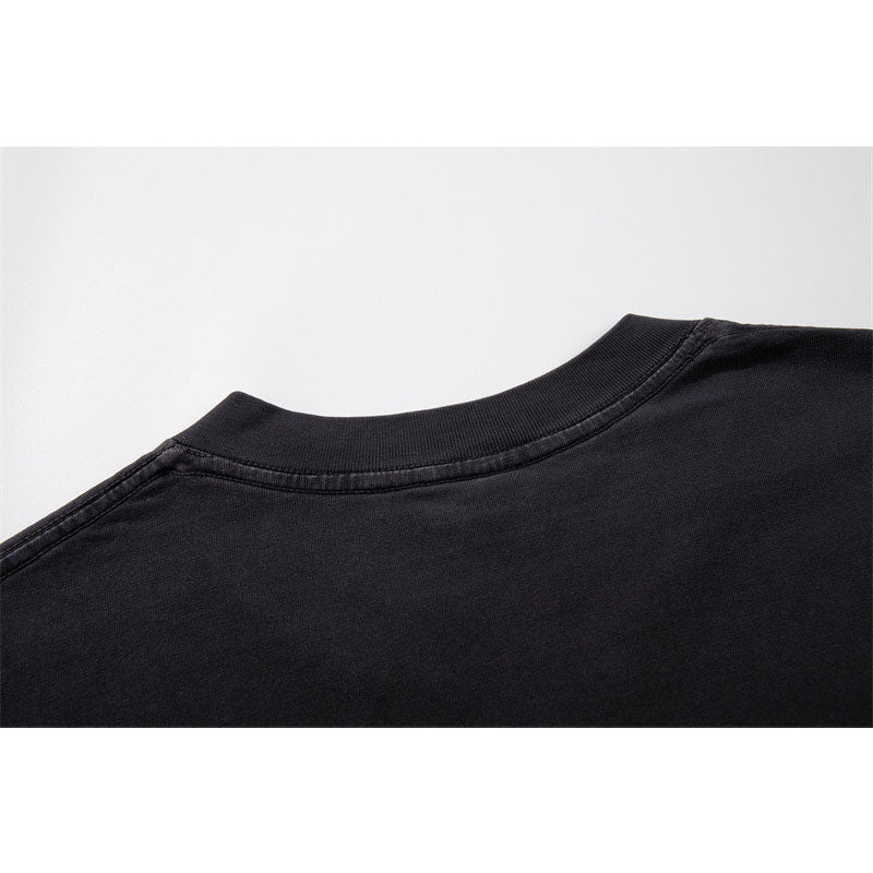 US drip outfits Summer Vintage Pattern Casual Loose Short Sleeve T-Shirts