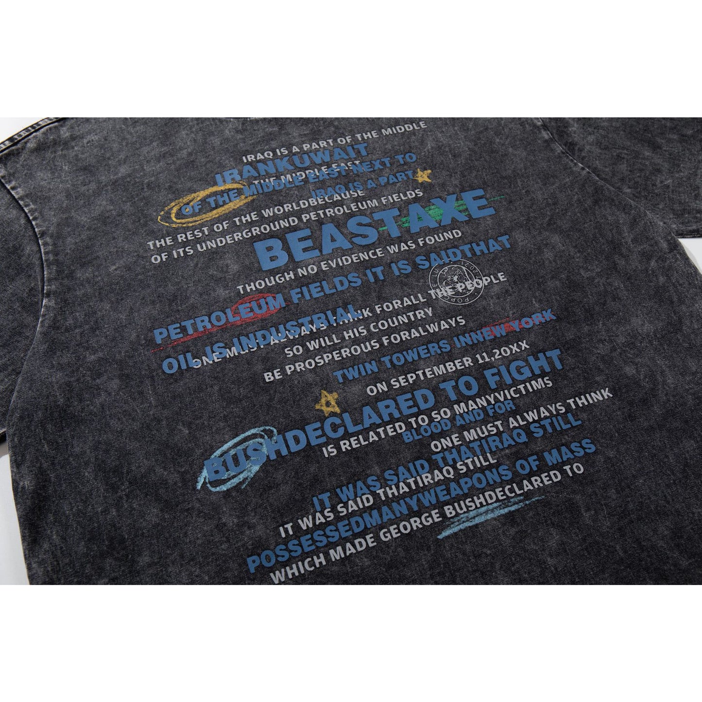 Hip Hop Clothing Summer Vintage T-Shirt Short Sleeve