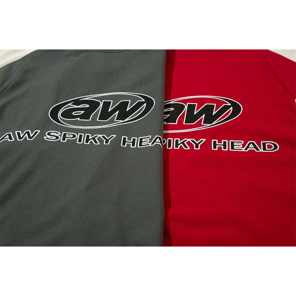 Racing oversized t shirt locomotive racing suit long sleeve t-shirt spring and autumn
