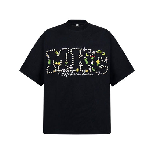 Hip hop shirt summer vintage embroidered t-shirt short sleeve
