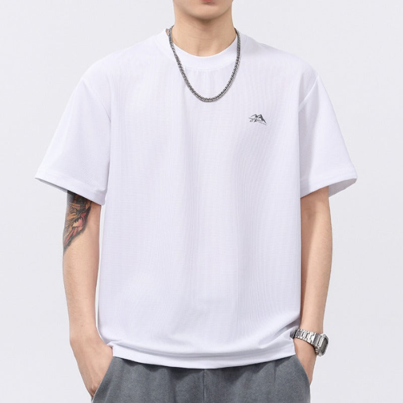 Mens T-shirts Summer Loose Printed Top