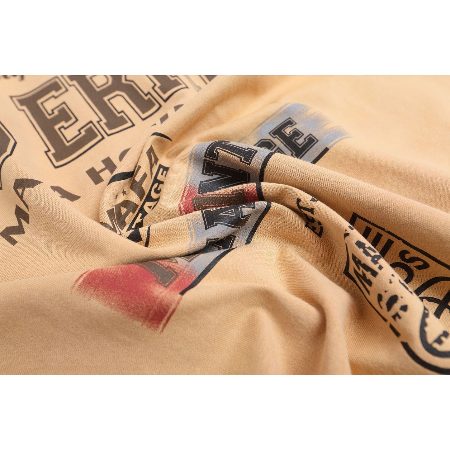 Hustle vintage summer short sleeve t-shirt