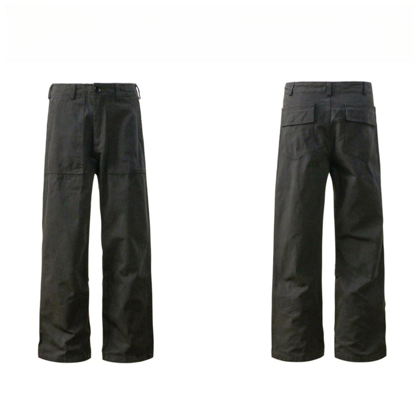 Hip Hop Pants For Boys Vintage vintage washed water made straight overalls