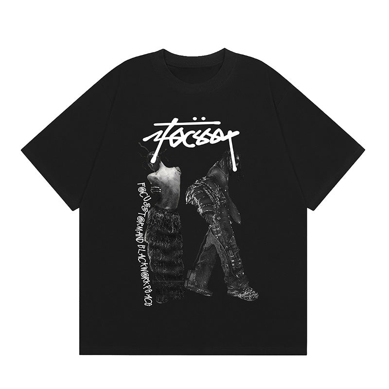 Hip hop shirt short sleeve t-shirt summer top
