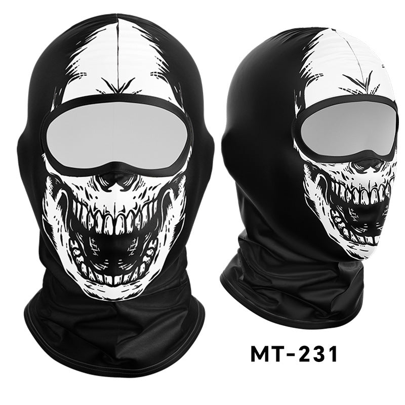 Cycling Windproof Hood Breathable Sunscreen Windproof Men's and Women's Ice Silk Fabric Lining Cap