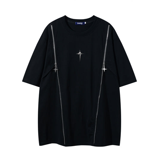 Hustle vintage t-shirt summer short sleeves