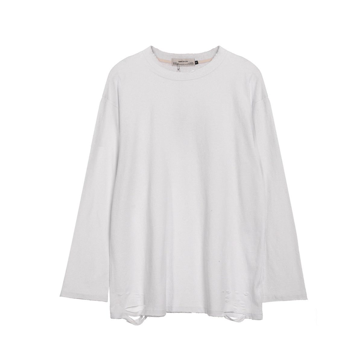 Unisex long-sleeved shirt autumpure cut and erosion pure color