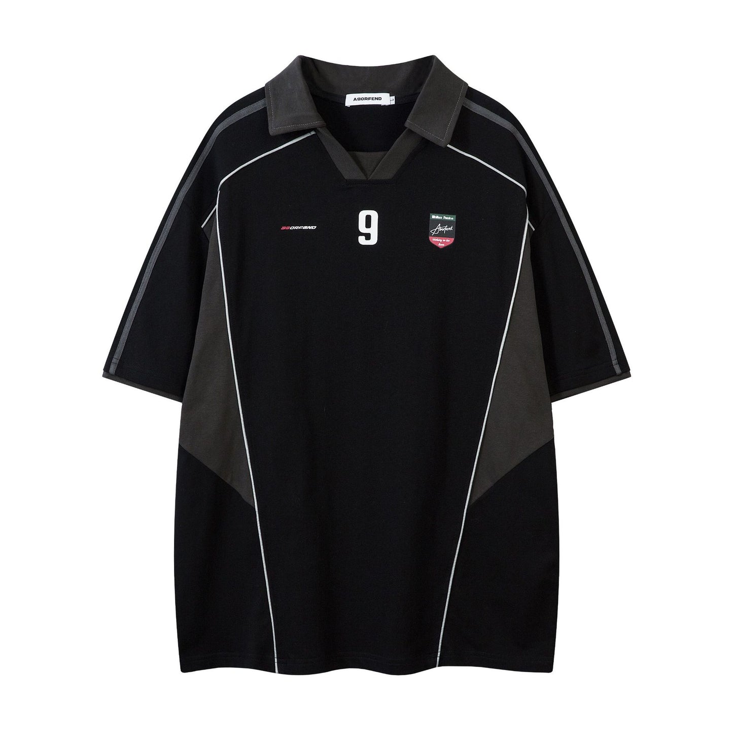 Hip Hop Clothing Summer Lapel POLO Sweatshirt Short Sleeve T-Shirt