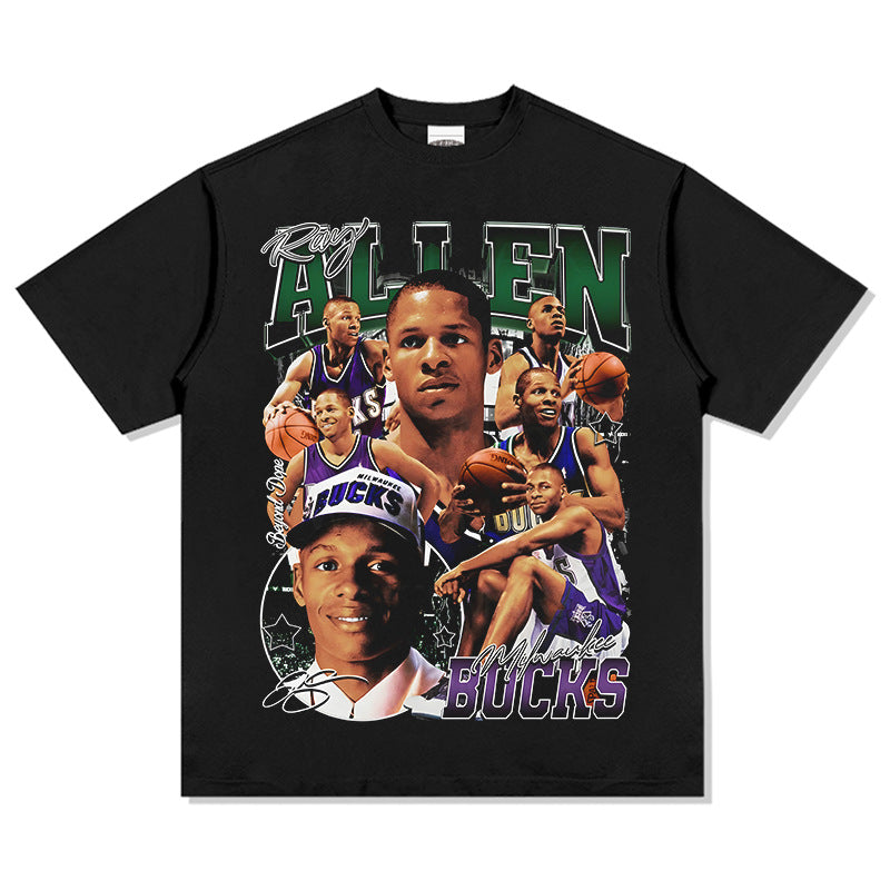 New york hip hop shop vintage Ray Allen print short sleeve t-shirt Vintage