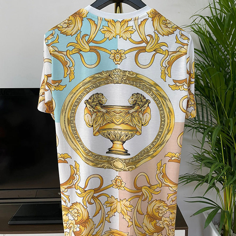 East Coast Shirts Spring/Summer Digital Print Casual Men's Short Sleeve T-Shirt