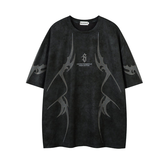 Remeras rock nacional skull print short sleeve t-shirt