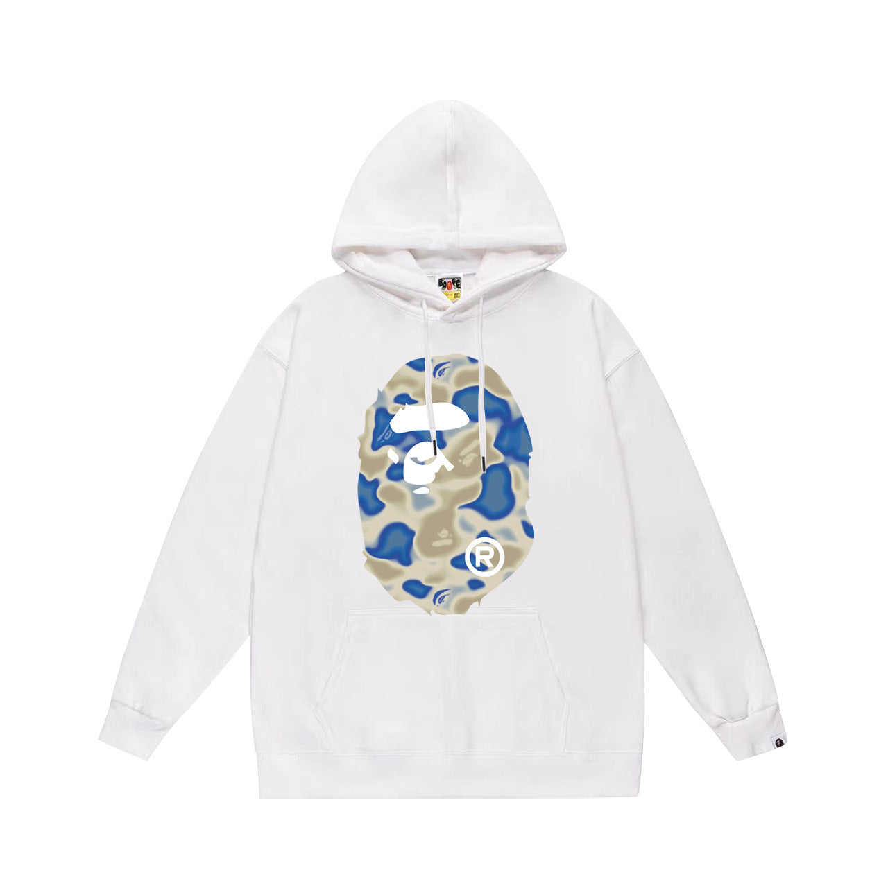 Ape Hoodie Autumn/Winter Letter Print Loose Hoodie Pullover Ape Sweater