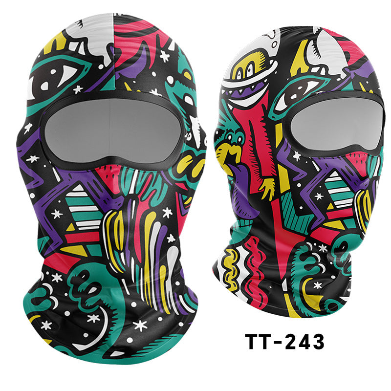 Cycling Windproof Hood Sunscreen Ice Silk Headgear